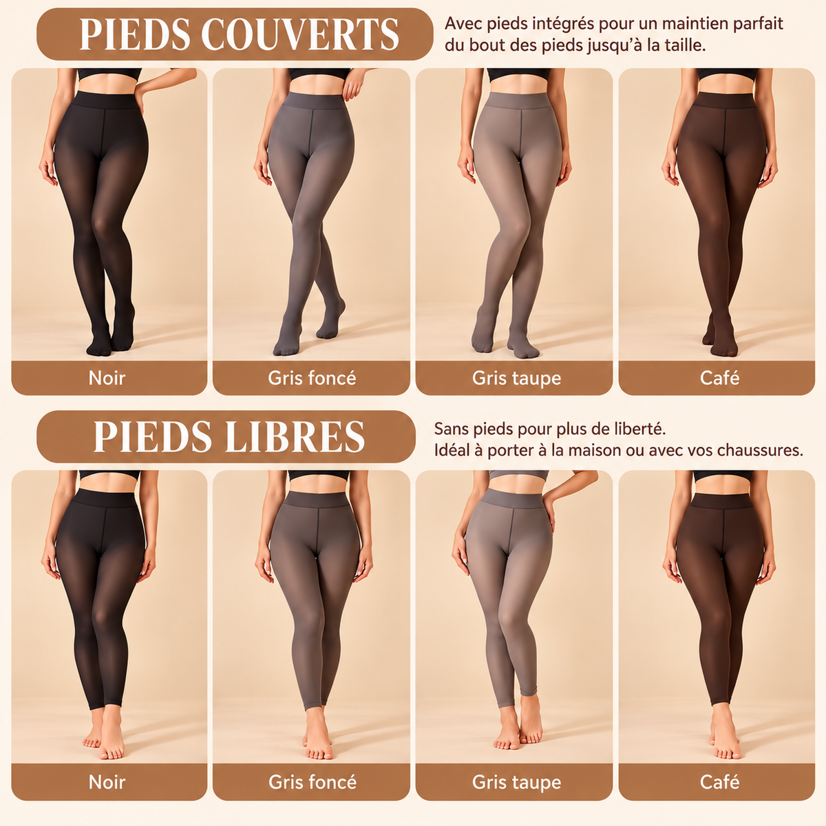 ELANEA™SculptFit | Collant Thermique Gainant