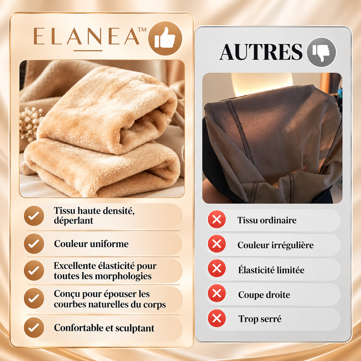 ELANEA™SculptFit | Collant Thermique Gainant